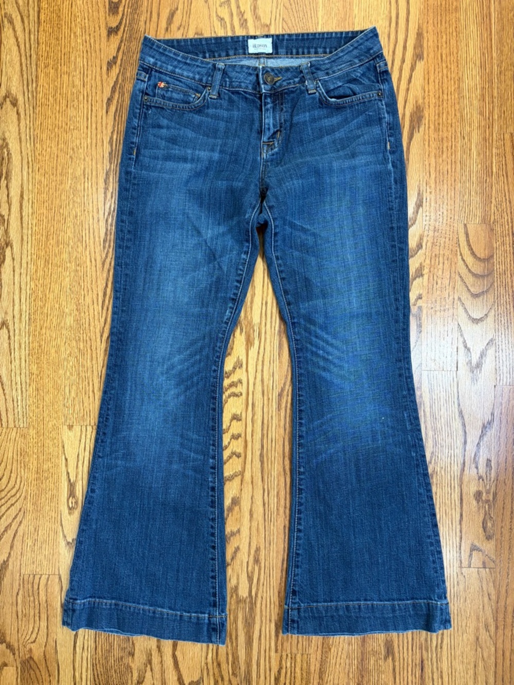 Hudson Jeans Women's Dark Blue Flare Jeans